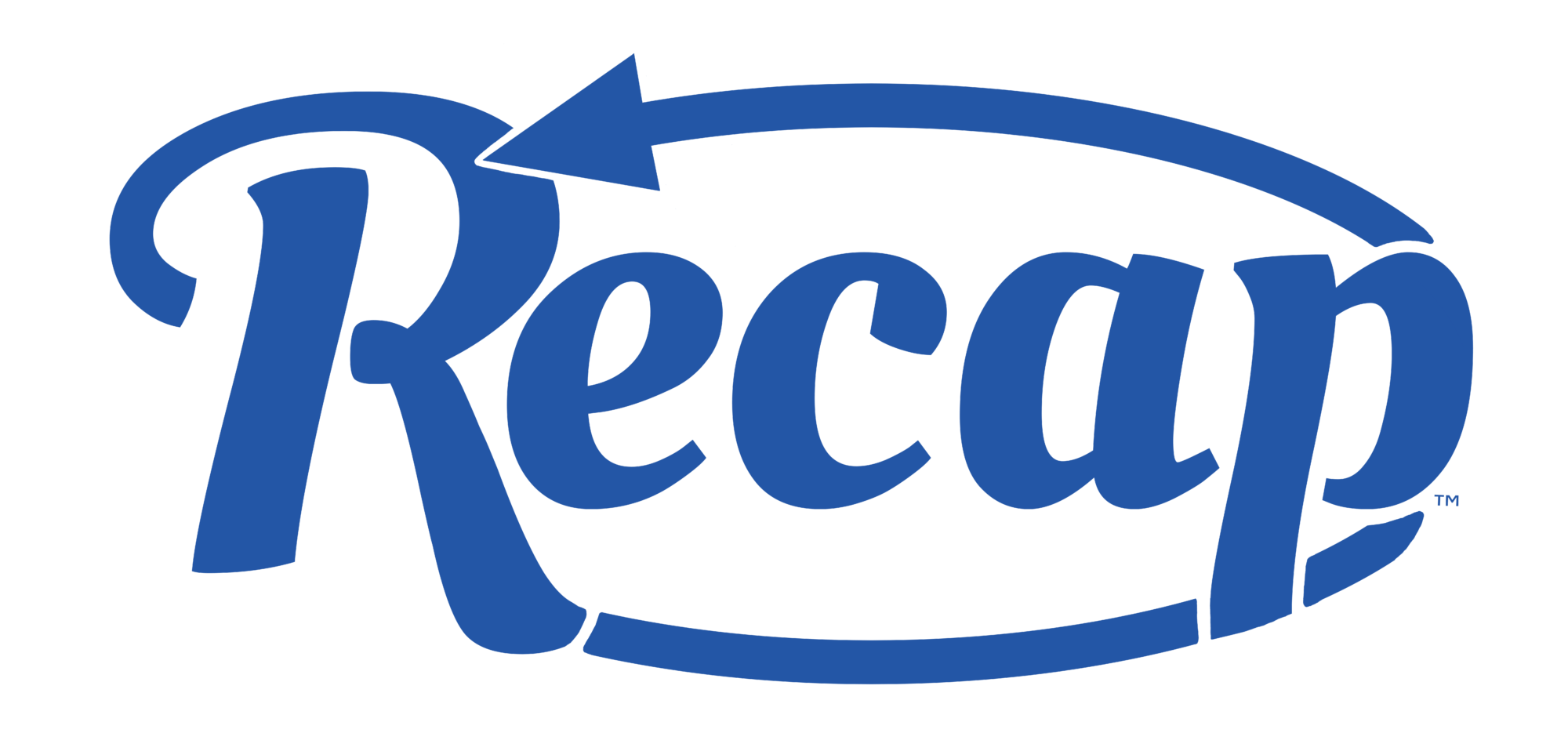 Recap Books logo with TM, blue