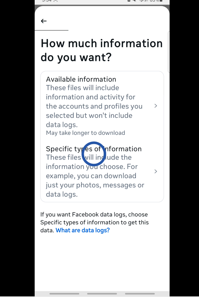 Get Your Facebook Data Using Only Your Phone